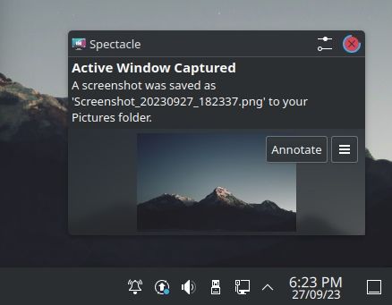 kde spectacle 应用程序