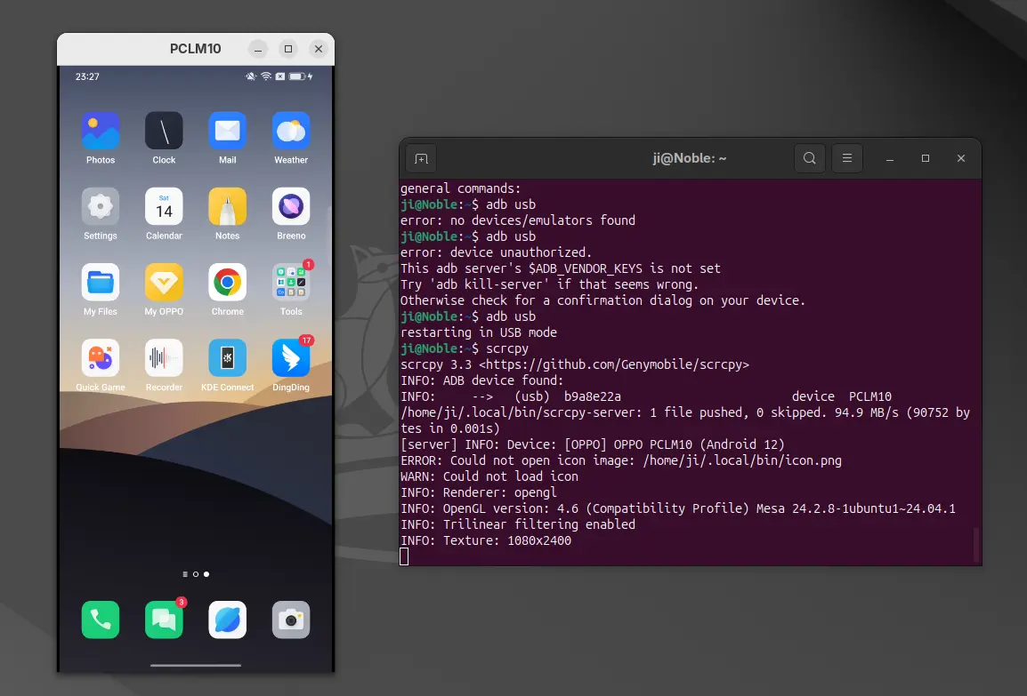 scrcpy-Ubuntu