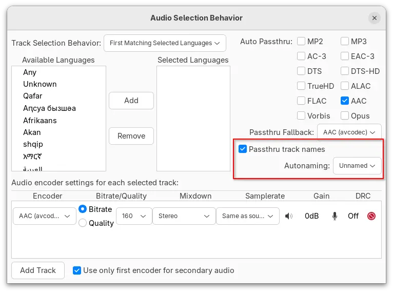 handbrake-audio