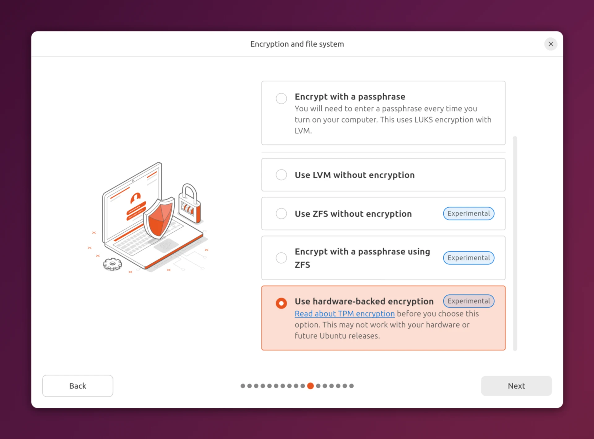 TPM-backed-FDE-Ubuntu-25.10