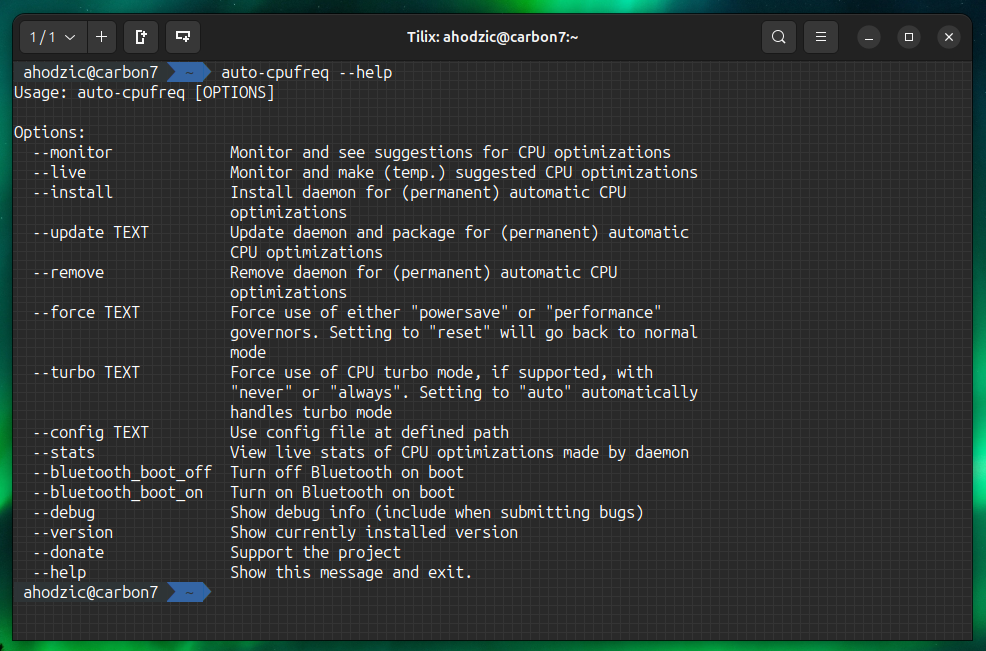 auto-cpufreq-help auto-cpufreq-help