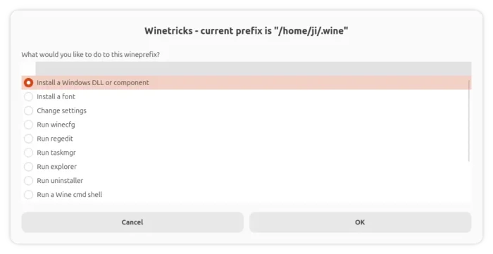 install-winedll install-winedll